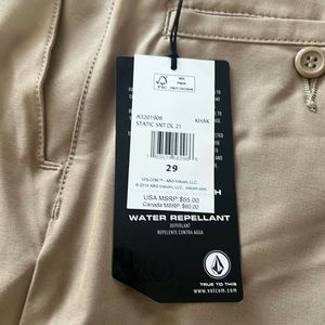 Volcom Surf&Turf 4 Way Stretch Khaki Shorts